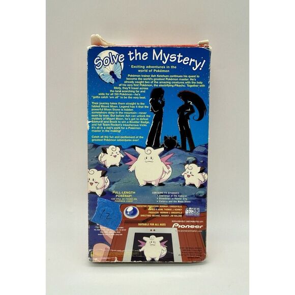 Vintage 1999 Pokemon: The Mystery Of Mount Moon VHS - Picture 3 of 3